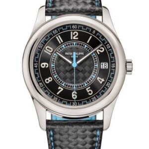 Patek Philippe Calatrava 40mm Blue Date Sweep Seconds (Ref# 6007G-011)