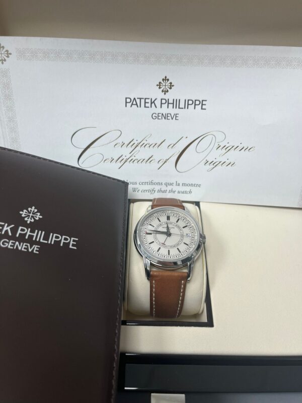 Patek Philippe Calatrava 5212A-001 Calatrava Weekly Calendar Automatic Silvery Opaline Dial Steel - Image 2