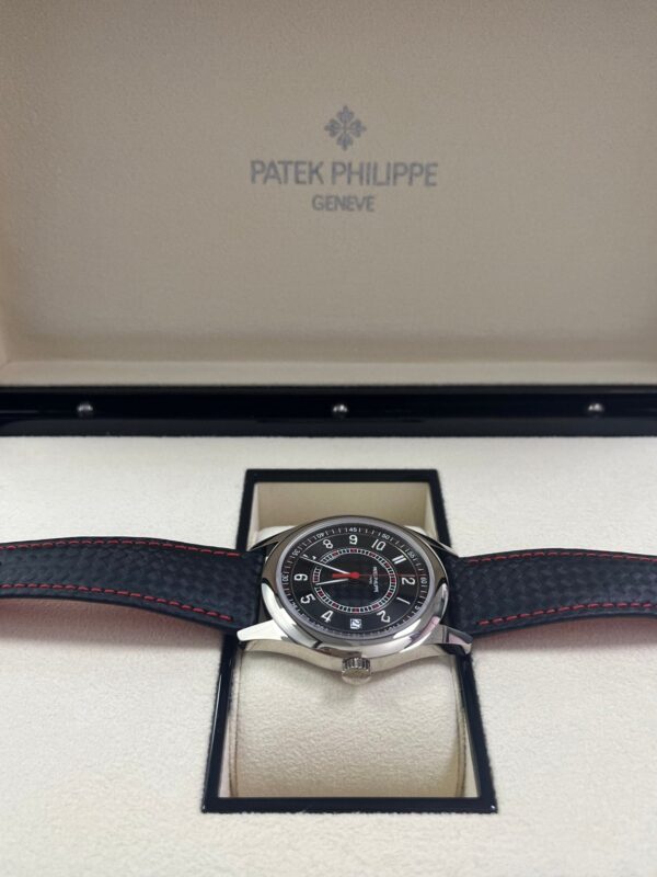 Patek Philippe Calatrava Black Date Sweep Seconds (Ref# 6007G-010) - Image 6