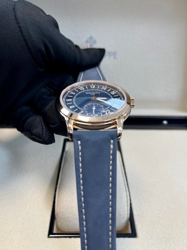 Patek Philippe Calatrava Complications Calatrava Travel Time Automatic Blue Dial Men's Watch 5224r - Image 4