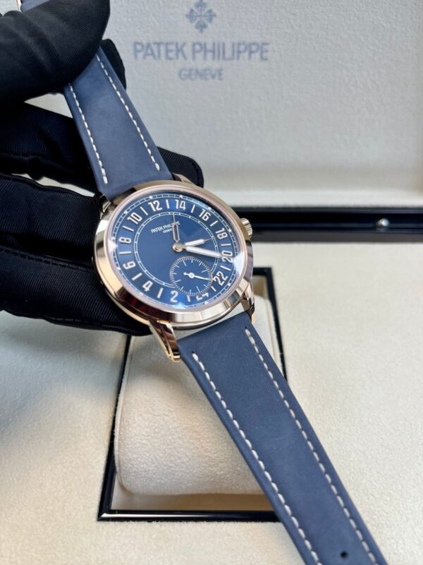 Patek Philippe Calatrava Complications Calatrava Travel Time Automatic Blue Dial Men's Watch 5224r - Image 14