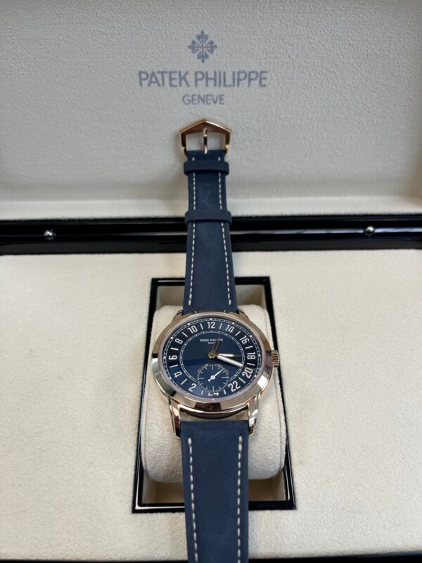 Patek Philippe Calatrava Complications Calatrava Travel Time Automatic Blue Dial Men's Watch 5224r - Image 12