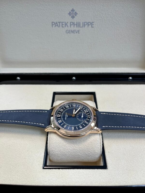 Patek Philippe Calatrava Complications Calatrava Travel Time Automatic Blue Dial Men's Watch 5224r - Image 15