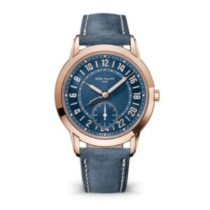 Patek Philippe Calatrava Complications Calatrava Travel Time Automatic Blue Dial Men's Watch 5224r