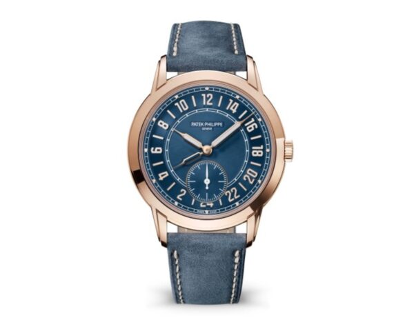 Patek Philippe Calatrava Complications Calatrava Travel Time Automatic Blue Dial Men's Watch 5224r