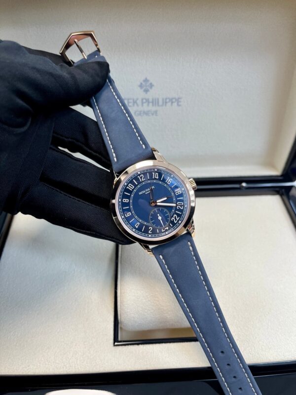 Patek Philippe Calatrava Complications Calatrava Travel Time Automatic Blue Dial Men's Watch 5224r - Image 10