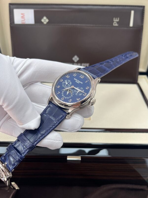 Patek Philippe Minute Repeater Perpetual Calendar Grande Complication White Gold Blue Dial 5374G-001 - Image 19