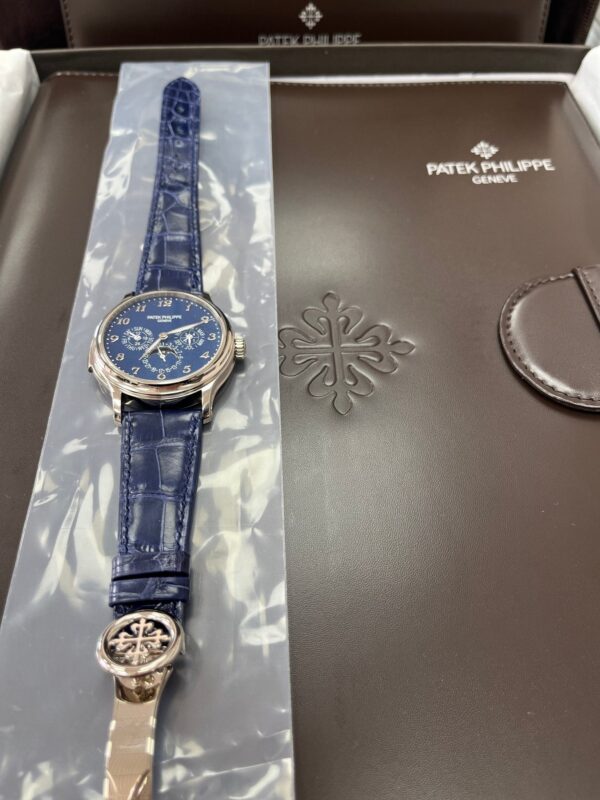Patek Philippe Minute Repeater Perpetual Calendar Grande Complication White Gold Blue Dial 5374G-001 - Image 13