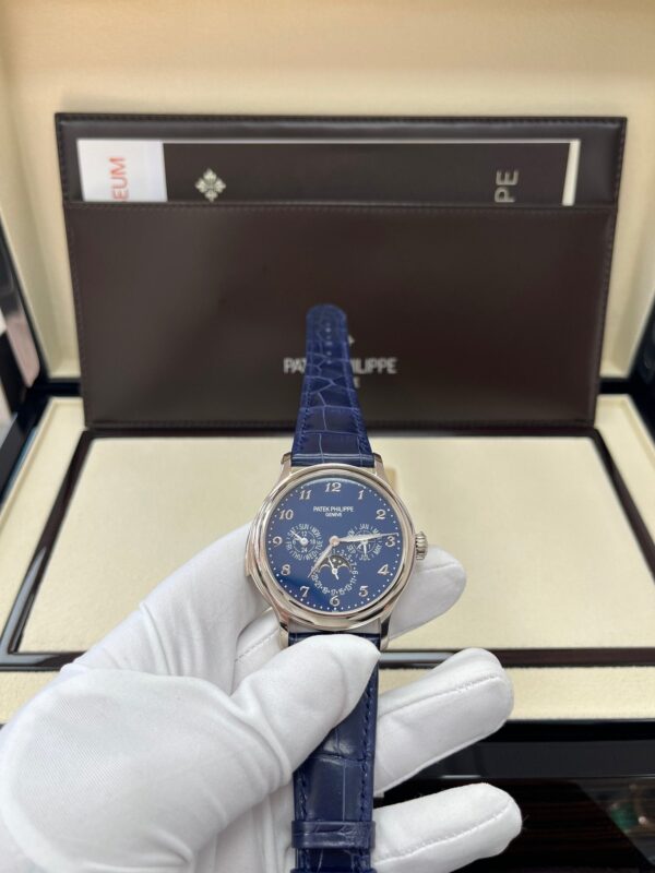 Patek Philippe Minute Repeater Perpetual Calendar Grande Complication White Gold Blue Dial 5374G-001 - Image 17