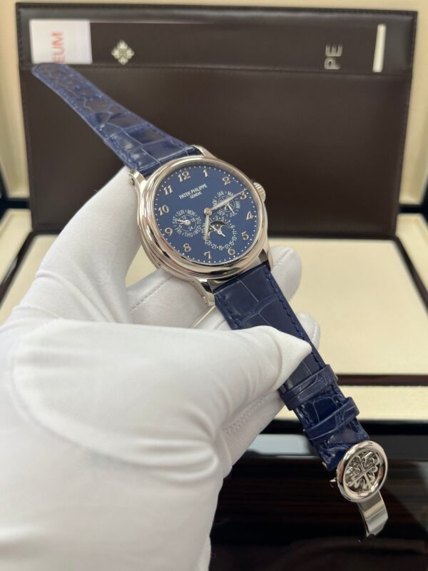 Patek Philippe Minute Repeater Perpetual Calendar Grande Complication White Gold Blue Dial 5374G-001 - Image 18