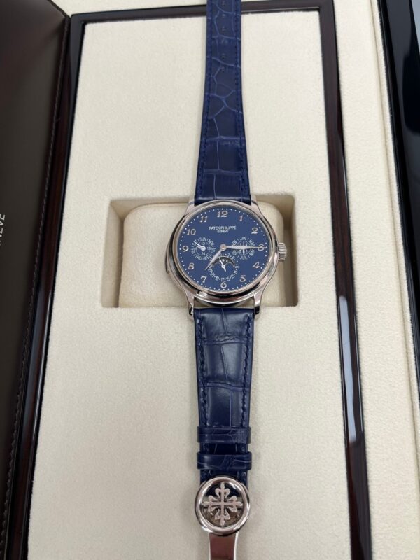 Patek Philippe Minute Repeater Perpetual Calendar Grande Complication White Gold Blue Dial 5374G-001 - Image 2