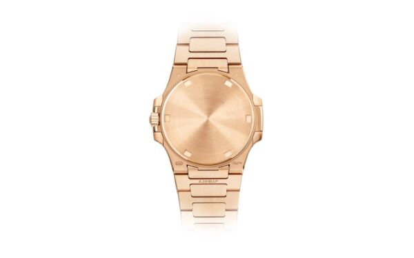 Patek Philippe Nautilus 32mm Diamond Bezel Rose Gold Purple Wave Dial 7010/1R-013 - Image 7