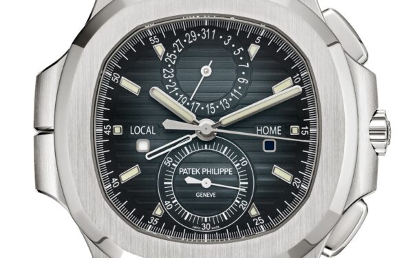 Patek Philippe Nautilus 40 mm Steel Nautilus Travel Time Chronograph Blue Dial 5990/1A-011 - Image 9