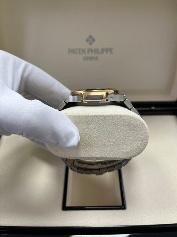 Patek Philippe Nautilus 40.5mm Two Tone Blue Gradient Dial (Ref # 5980/1AR-001) - Image 5