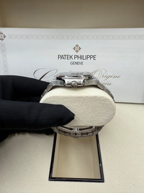 Patek Philippe Nautilus Annual Calendar Stainless Steel with Blue Dial/ Moon Phase (Ref#5726/1A-014) - Image 7