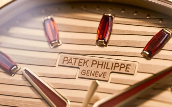 Patek Philippe Nautilus Automatic Rose Gold Baguette Cognac Bezel 7118/1300R-001 - Image 13