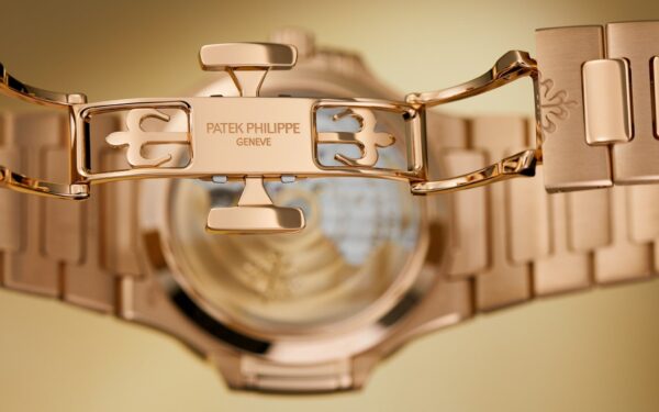 Patek Philippe Nautilus Automatic Rose Gold Baguette Cognac Bezel 7118/1300R-001 - Image 15