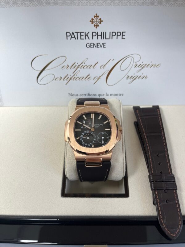 Patek Philippe Nautilus Black Dial Ref #5712R-001 - Image 6