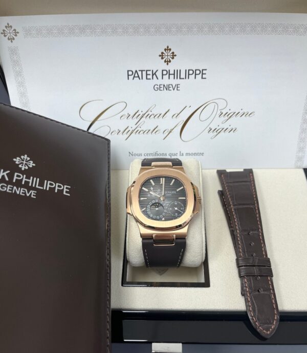 Patek Philippe Nautilus Black Dial Ref #5712R-001 - Image 5