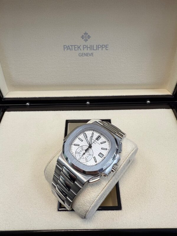 Patek Philippe Nautilus Chronograph White Dial 5980/1A-019 - Image 12