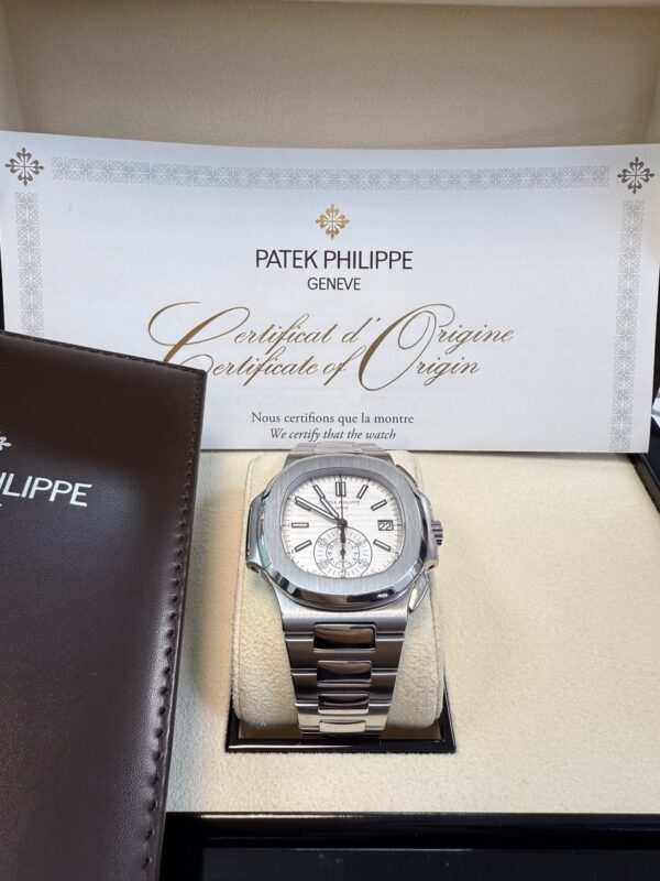 Patek Philippe Nautilus Chronograph White Dial 5980/1A-019 - Image 7