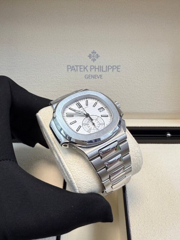 Patek Philippe Nautilus Chronograph White Dial 5980/1A-019 - Image 3