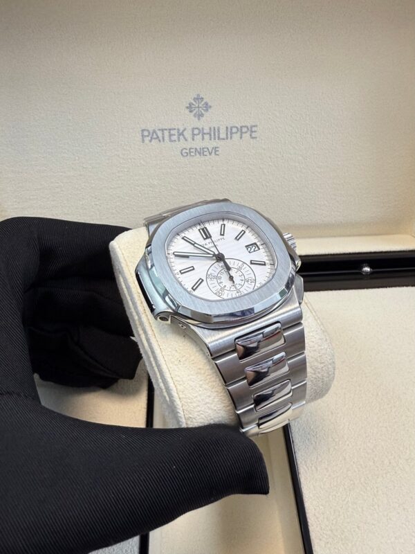 Patek Philippe Nautilus Chronograph White Dial 5980/1A-019 - Image 10