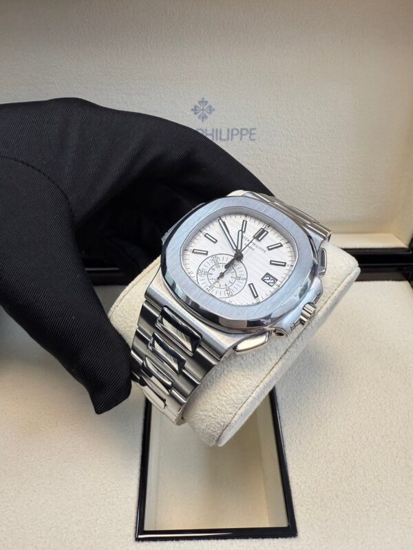 Patek Philippe Nautilus Chronograph White Dial 5980/1A-019 - Image 13
