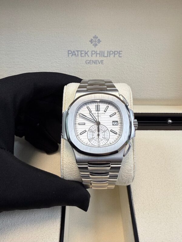 Patek Philippe Nautilus Chronograph White Dial 5980/1A-019 - Image 11