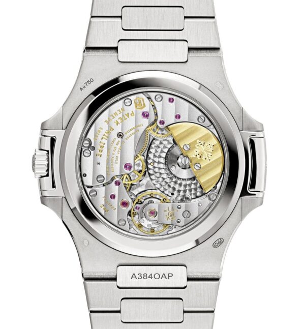 Patek Philippe Nautilus Perpetual Calendar Sunburst White Gold/ Blue Dial (Ref#5740/1G-001) - Image 4