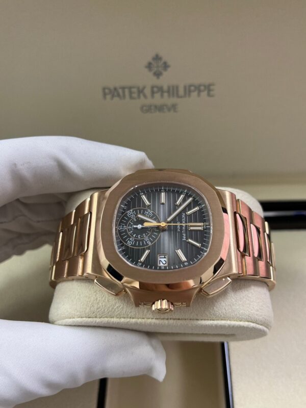 Patek Philippe Nautilus Rose Gold/ Black Gradient Dial (Ref#5980/1R-001) - Image 12