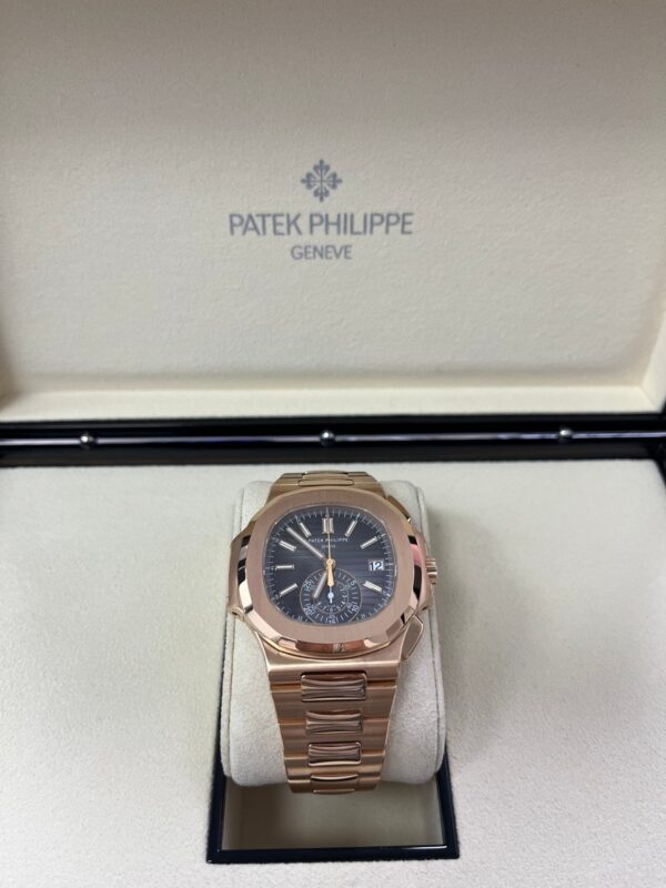 Patek Philippe Nautilus Rose Gold/ Black Gradient Dial (Ref#5980/1R-001) - Image 6