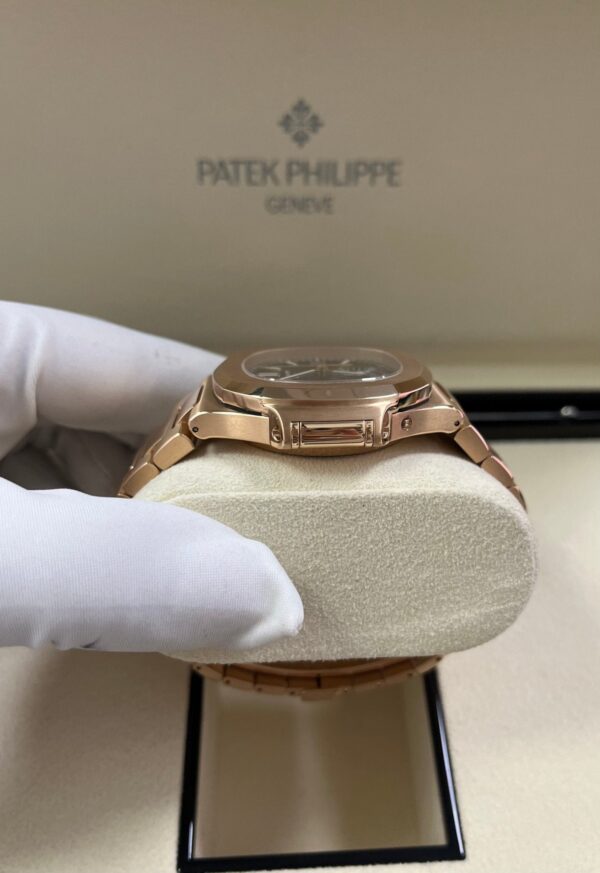 Patek Philippe Nautilus Rose Gold/ Black Gradient Dial (Ref#5980/1R-001) - Image 8