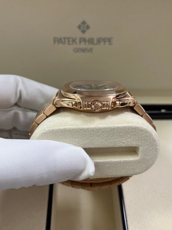 Patek Philippe Nautilus Rose Gold/ Black Gradient Dial (Ref#5980/1R-001) - Image 7
