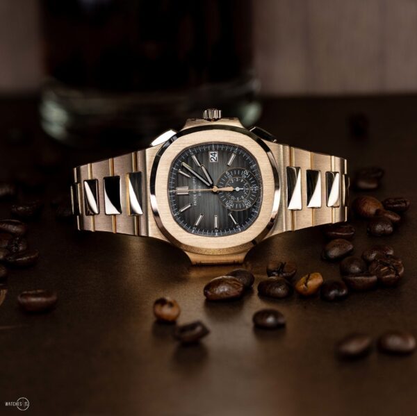 Patek Philippe Nautilus Rose Gold/ Black Gradient Dial (Ref#5980/1R-001) - Image 8