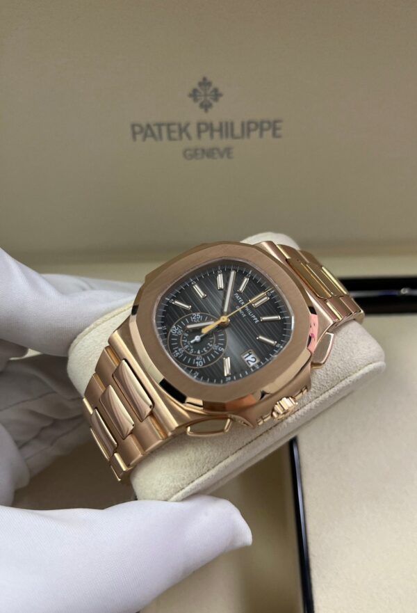 Patek Philippe Nautilus Rose Gold/ Black Gradient Dial (Ref#5980/1R-001) - Image 11