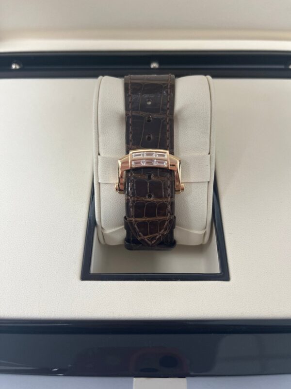 Patek Philippe Nautilus Rose Gold Diamond Bezel & Moon Phase Brown Dial 5724R 001 - Image 11