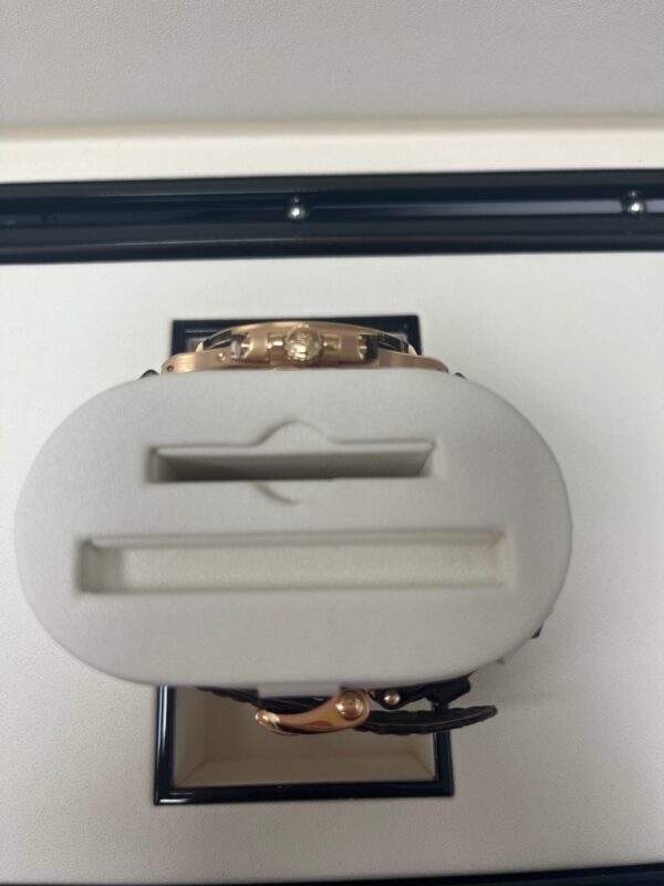 Patek Philippe Nautilus Rose Gold Diamond Bezel & Moon Phase Brown Dial 5724R 001 - Image 10