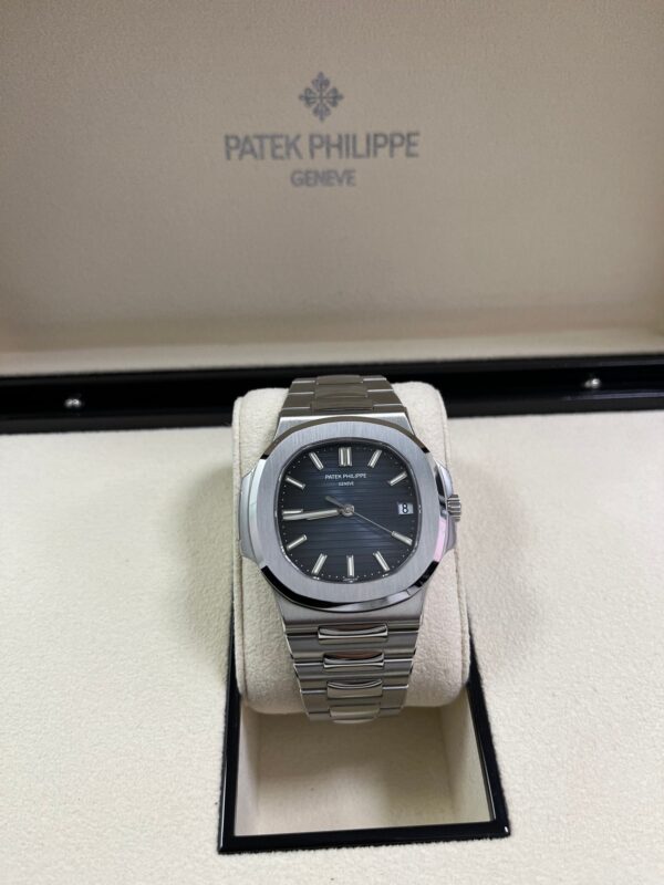 Patek Philippe Nautilus Stainless Steel/ Black-Blue Dial (Ref#5711/1A-010) - Image 8