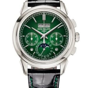 Patek Philippe Perpetual Calendar Chronograph Grand Complications Platinum Green Dial 5270P-0014