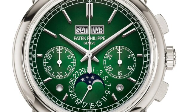 Patek Philippe Perpetual Calendar Chronograph Grand Complications Platinum Green Dial 5270P-0014 - Image 11