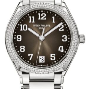 Patek Philippe Twenty~4 Automatic Gray Sunburst  Dial Ladies Watch (Ref # 7300/1200A-010)