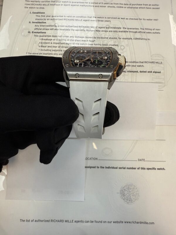 Richard Mille Automatic Winding Lifestyle Flyback Chronograph Titanium Rm 72-01 - Image 10