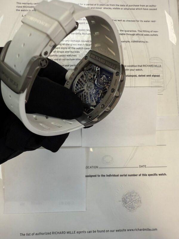 Richard Mille Automatic Winding Lifestyle Flyback Chronograph Titanium Rm 72-01 - Image 9