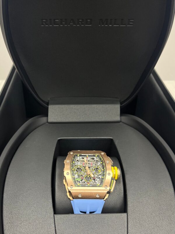 Richard Mille RM 011 11-03 Full Rose Gold Skeleton Dial - Image 6