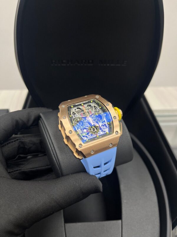 Richard Mille RM 011 11-03 Full Rose Gold Skeleton Dial - Image 11