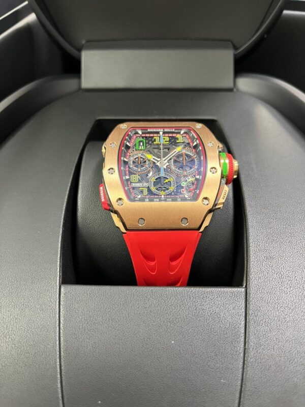 Richard Mille RM 65-01 Automatic Chronograph Full Rose Gold - Image 8