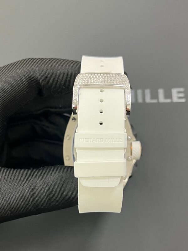 Richard Mille RM 72-01 Automatic Winding Lifestyle Flyback Chronograph White Gold with Baguette Diamonds - Image 16