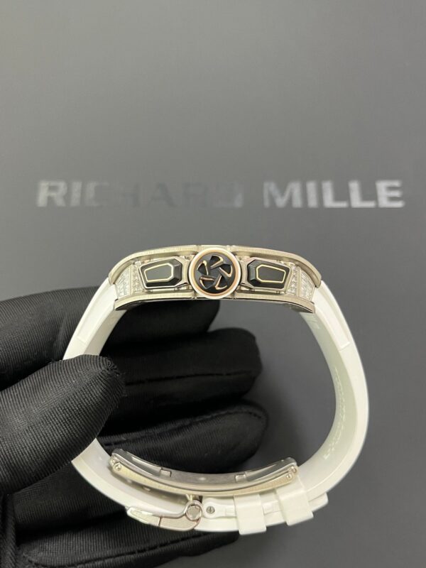 Richard Mille RM 72-01 Automatic Winding Lifestyle Flyback Chronograph White Gold with Baguette Diamonds - Image 15