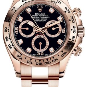 Rolex Cosmograph Daytona 40mm Everose Gold Diamond Markers (Ref#116505)
